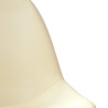 Sedie da Pranzo Girevoli 2 pz Crema in Tessuto