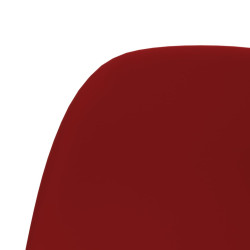 Sedie da Pranzo Girevoli 2 pz Rosso Vino in Velluto