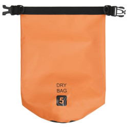 Borsa Impermeabile Arancione 5 L in PVC