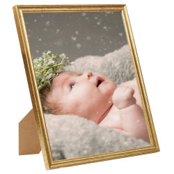 Cornici Foto Collage 10 pz per Tavolo Oro 10x15 cm in MDF