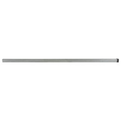 Pali per Recinzione da Giardino 10 pz Argento 260 cm in Acciaio
