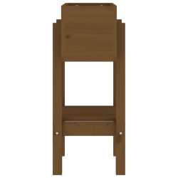 Fioriera da Giardino Miele 62x50x69 cm Legno Massello di Pino