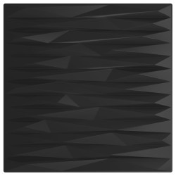 Pannelli Murali 24 pz Neri 50x50 cm EPS 6 m² Pietra