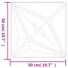 Pannelli Murali 12 pz Neri 50x50 cm EPS 3 m² Stella