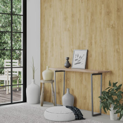 Pannelli da Parete Effetto Legno Marrone PVC 4,12 m²