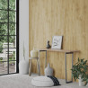 Pannelli da Parete Effetto Legno Marrone PVC 4,12 m²