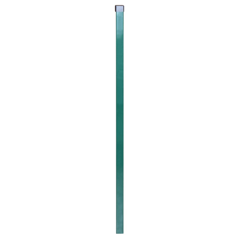 Pali per Recinzione 20 pz Verde 280 cm in Acciaio Zincato