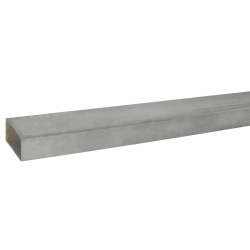 Pali per Recinzione da Giardino 40 pz Argento 260 cm in Acciaio