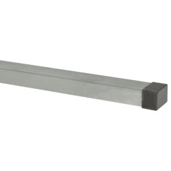Pali per Recinzione da Giardino 40 pz Argento 260 cm in Acciaio