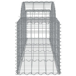 Cesti Gabbioni ad Arco 40 pz 200x50x60/80 cm Ferro Zincato