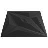 Pannelli Murali 24 pz Neri 50x50 cm EPS 6 m² Stella