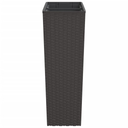 Fioriera con Interno Rimovibile Marrone 12 / 44 L PP Rattan