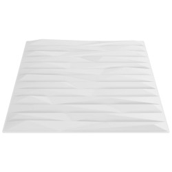 Pannelli Murali 12 pz Bianchi 50x50 cm EPS 3 m² Pietra