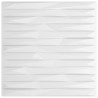 Pannelli Murali 12 pz Bianchi 50x50 cm EPS 3 m² Pietra