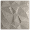 Pannelli Murali 48 pz Grigio Cemento 50x50cm EPS 12 m² Diamante