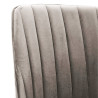 323052  Dining Chairs 2 pcs Light Grey Velvet