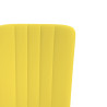Sedie da Pranzo 2 pz Giallo Senape in Velluto